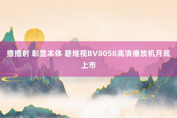 撸撸射 彰显本体 碧维视BV8058高清播放机月底上市