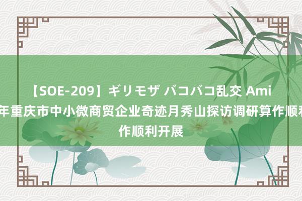 【SOE-209】ギリモザ バコバコ乱交 Ami 2024年重庆市中小微商贸企业奇迹月秀山探访调研算作顺利开展