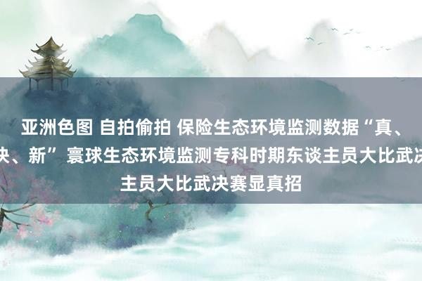 亚洲色图 自拍偷拍 保险生态环境监测数据“真、准、全、快、新” 寰球生态环境监测专科时期东谈主员大比武决赛显真招